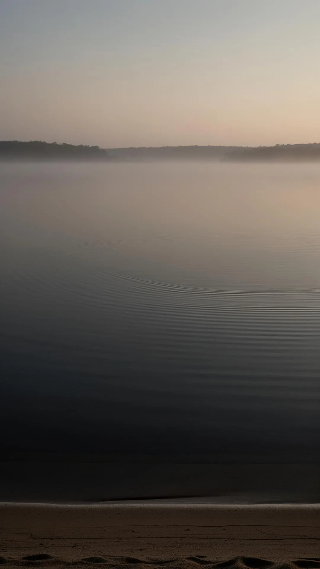 Still Lake Huron shoreline at dawn near Self Aesthetic Boutique in Port Elgin, Ontario